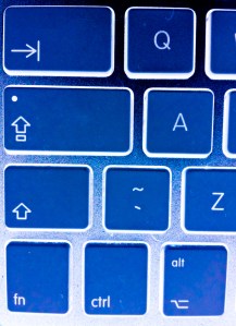 Blue keyboard